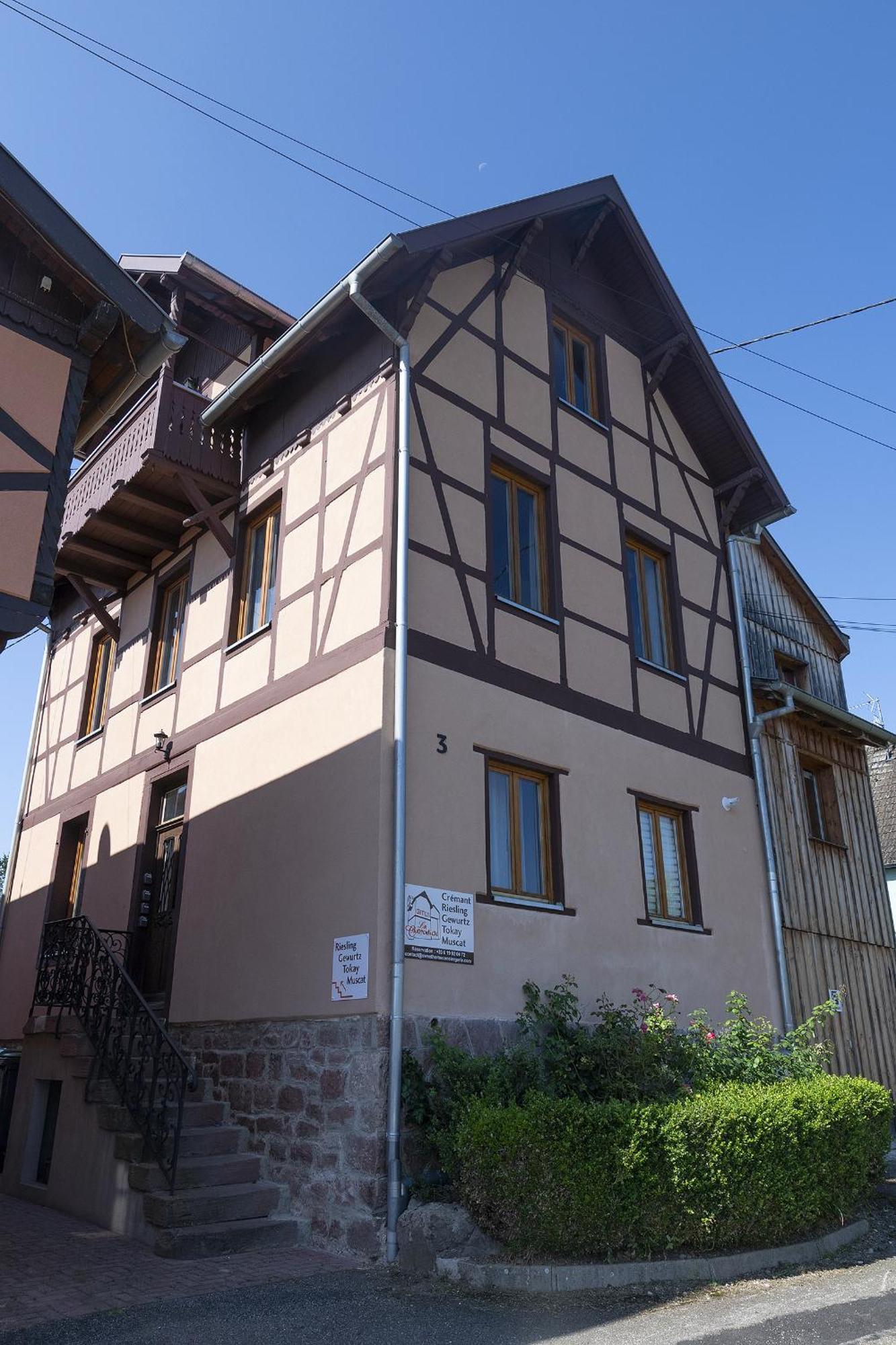 Gewurztraminer - Studio Au Pied Du Vignoble - Renove Recemment - Parking Gratuit Riquewihr Bagian luar foto